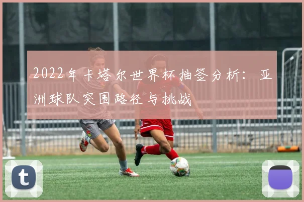 2022年卡塔尔世界杯抽签分析：亚洲球队突围路径与挑战