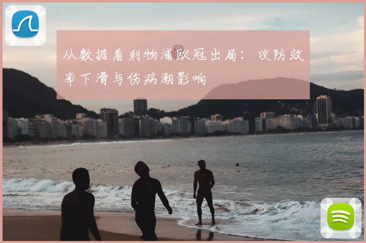 从数据看利物浦欧冠出局：攻防效率下滑与伤病潮影响